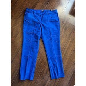 Express 16 R Editor Low rise slim 31” inseam royal blue